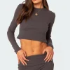Coffee Break Ribbed Top