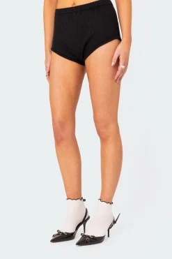 Comfort Club Knit Micro Shorts