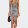Connie Gingham Mini Dress