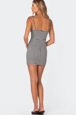 Connie Gingham Mini Dress