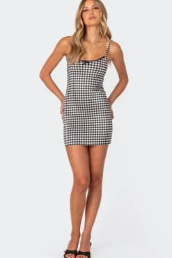 Connie Gingham Mini Dress