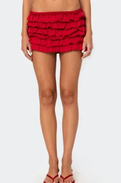Constance Ruffled Mini Skirt