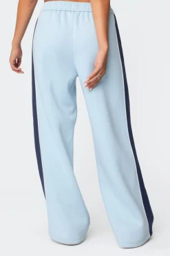 Contrast Panel Sweatpants