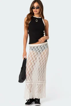 Contrast Ribbed Tank Top