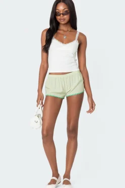 Contrast Stripe Boxer Shorts