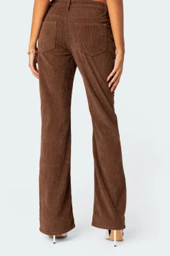 Corduroy Bootcut Flared Pants