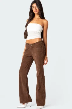 Corduroy Bootcut Flared Pants