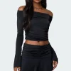 Corey Off The Shoulder Gathered Top