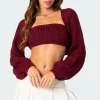 Cori Two Piece Knitted Bandeau Top