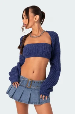 Cori Two Piece Knitted Bandeau Top