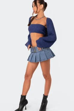 Cori Two Piece Knitted Bandeau Top