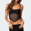 Cressida Sheer Mesh Tank Top