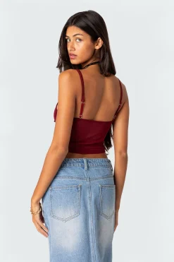 Cressida Sheer Mesh Tank Top