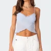 Crossover Mesh Tank Top