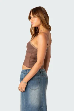 Crossover Mesh Tank Top