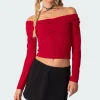 Crossover Off Shoulder Top