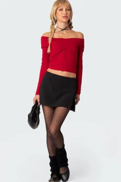 Crossover Off Shoulder Top