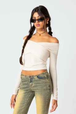 Crossover Off Shoulder Top