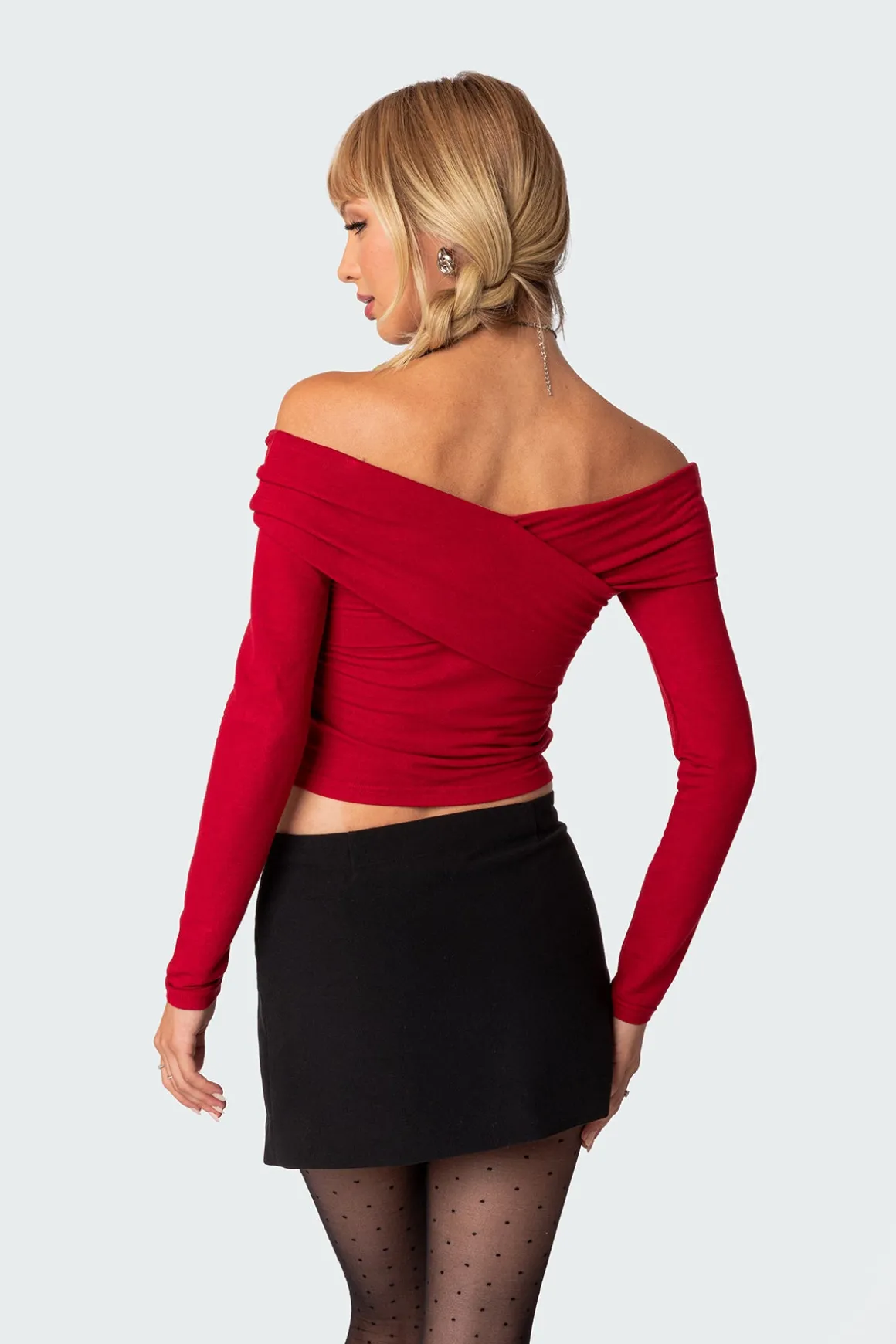Crossover Off Shoulder Top
