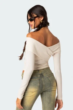 Crossover Off Shoulder Top