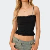 Cruella Lace Trim Tank Top