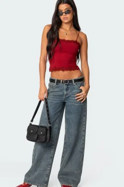 Cruella Lace Trim Tank Top