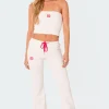 Cruz Low Rise Flared Sweatpants