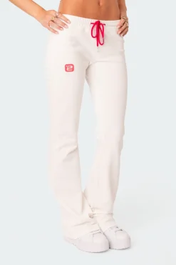 Cruz Low Rise Flared Sweatpants