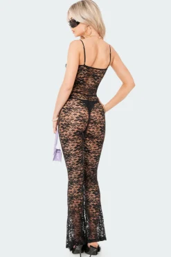 Cynthia Lace Cup Jumpsuit