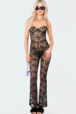 Cynthia Lace Cup Jumpsuit