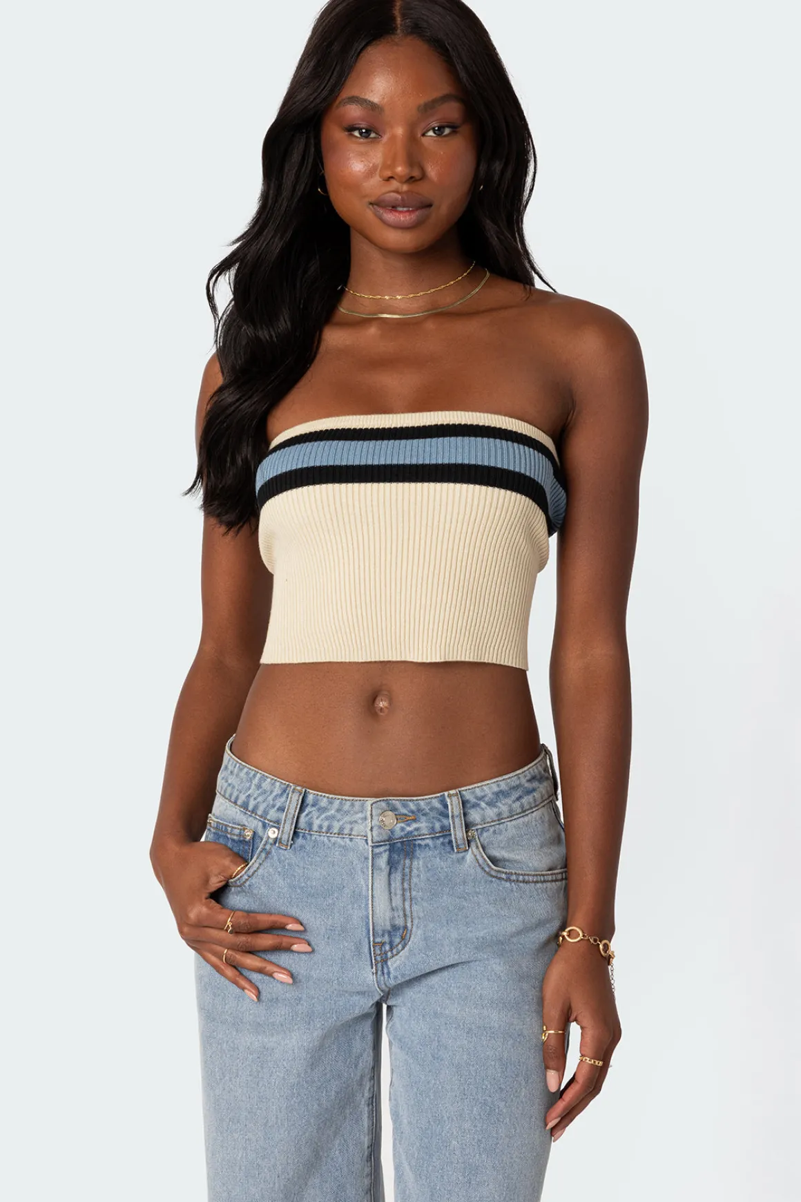 Cyprus Knit Tube Top