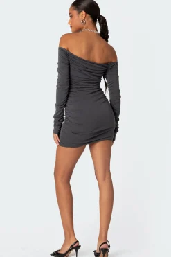 Cyra Ruched Mini Dress
