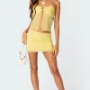 Cyrene Mesh Mini Skirt