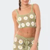 Daisy Crochet Crop Top