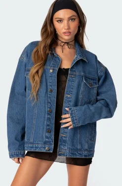 Dalia Oversized Denim Jacket