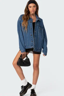 Dalia Oversized Denim Jacket