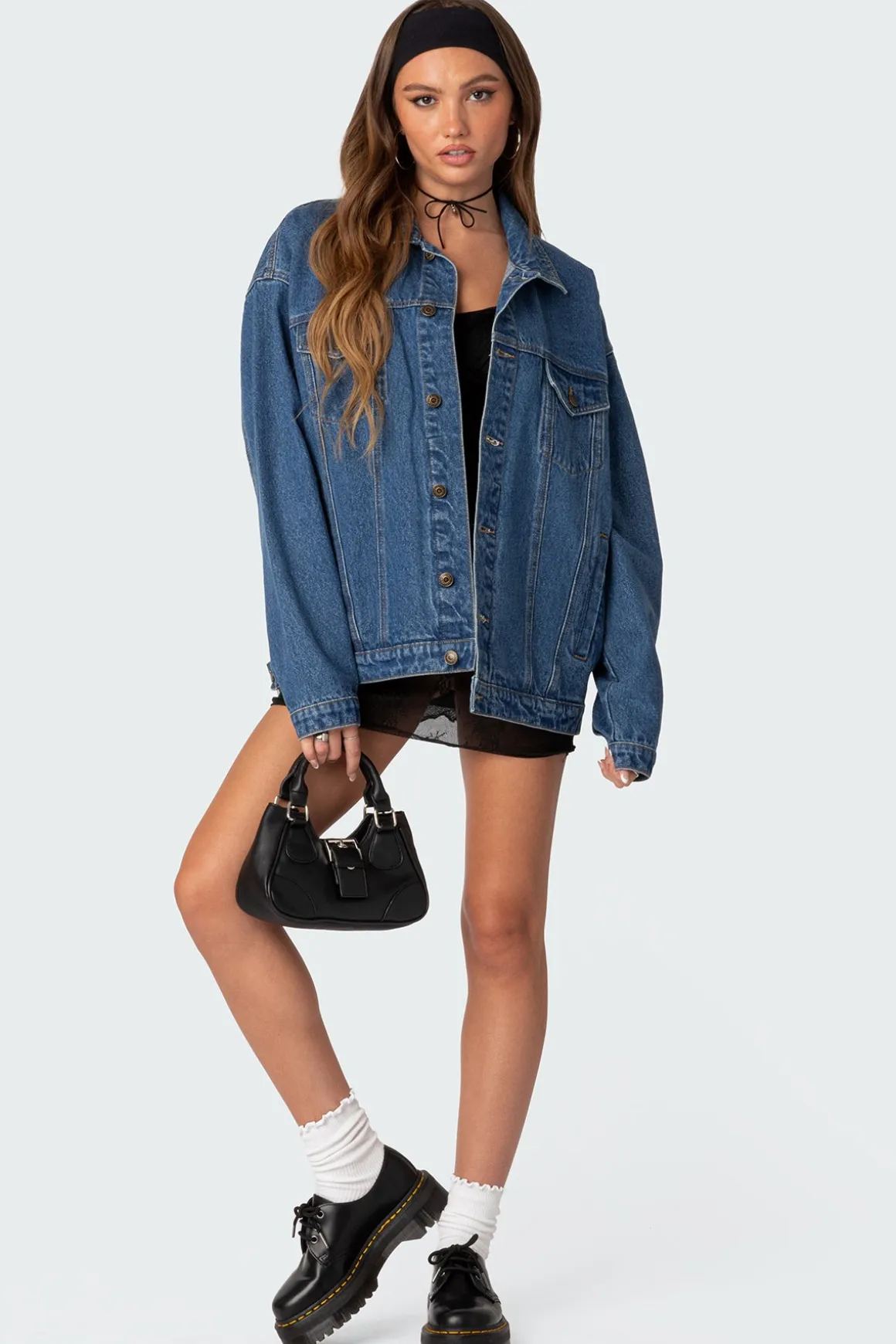 Dalia Oversized Denim Jacket