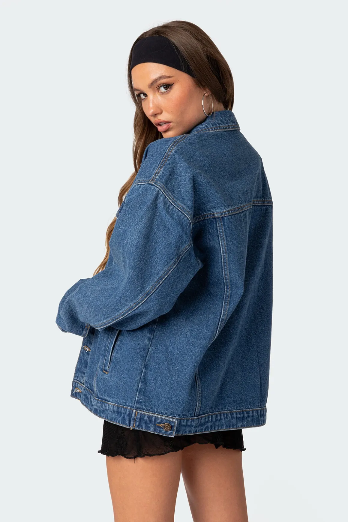 Dalia Oversized Denim Jacket