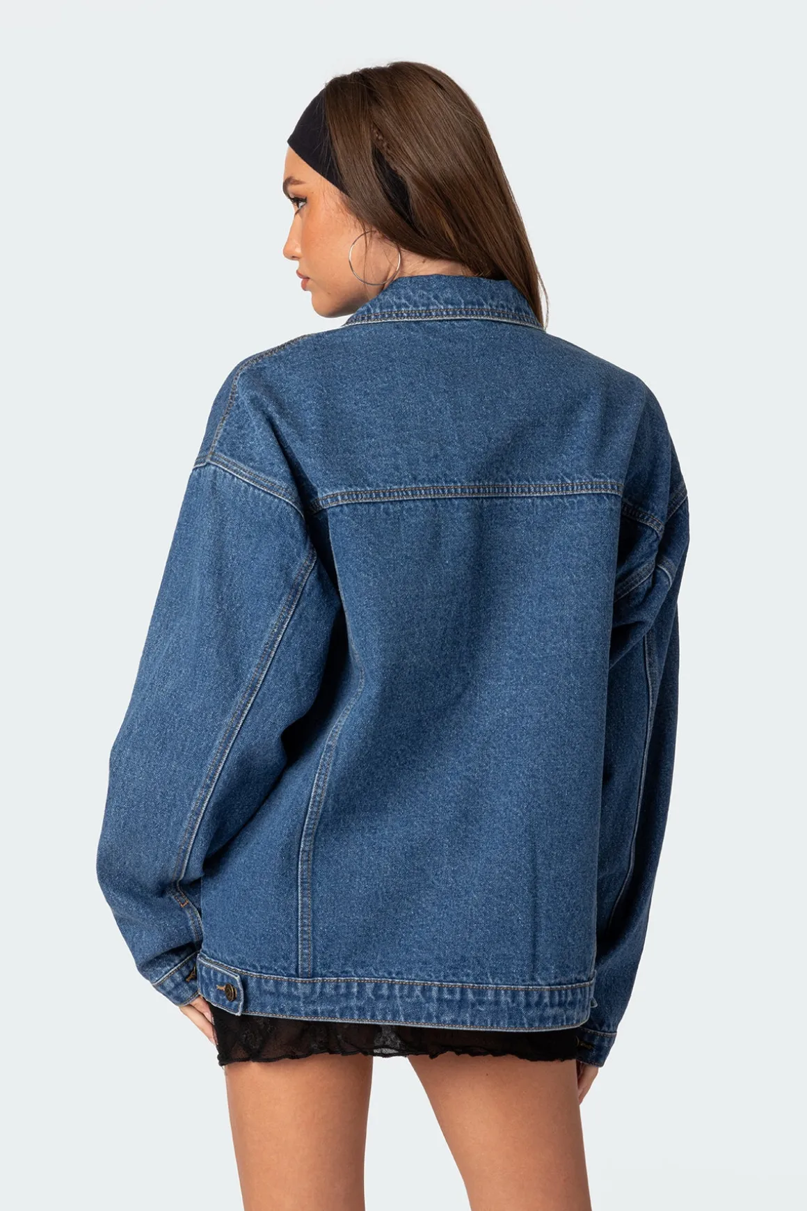 Dalia Oversized Denim Jacket