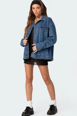 Dalia Oversized Denim Jacket