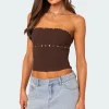 Darcy Studded Lace Up Corset