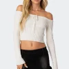 Dawna Tie Front Knit Top