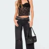 Debbie Distressed Low Rise Jeans