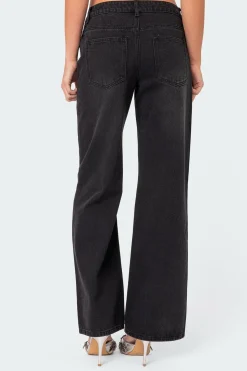 Debbie Distressed Low Rise Jeans