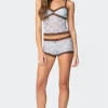 Dee Sheer Lace Micro Shorts