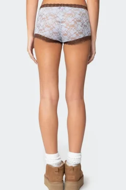 Dee Sheer Lace Micro Shorts