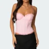 Deirdre Mesh Lace Up Corset