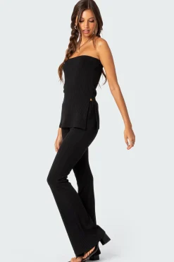 Dekota Ribbed Flared Pants