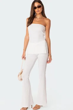 Dekota Slit Ribbed Top