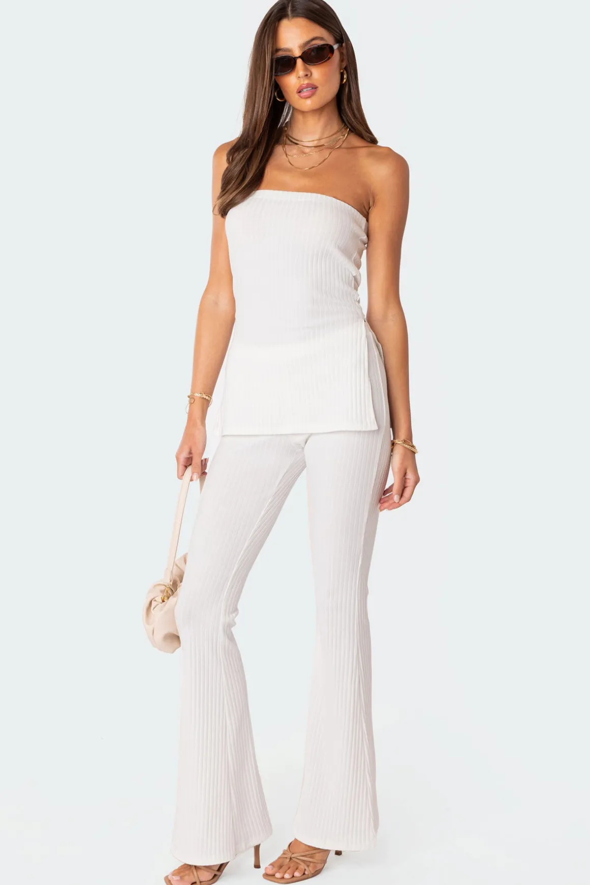 Dekota Slit Ribbed Top